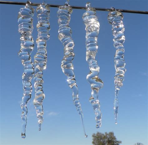 Icicle decorations