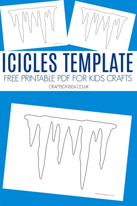 Icicle templates for winter