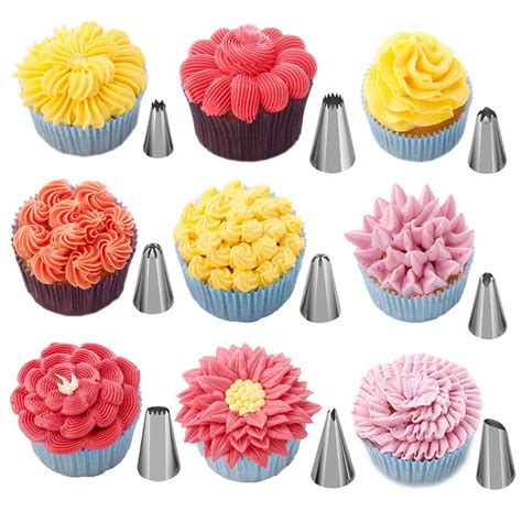 Icing Nozzle Tips for Cupcakes