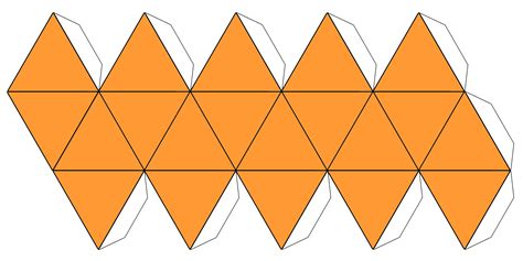 Icosahedron Net Example