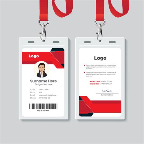 ID Card Template Design