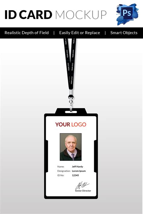 ID Card Template for Printing