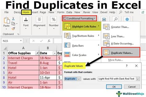 Identifying duplicates in a dataset