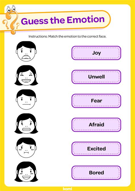 Identifying emotions is the first step in developing emotional intelligence