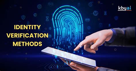 Identity Verification Methods