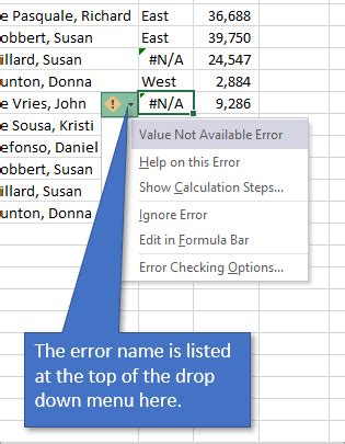 Using IF Statement with VLOOKUP to Handle Errors