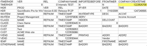 IIF File Format