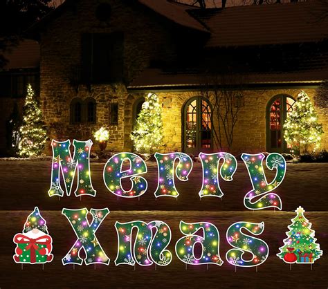 Illuminated Christmas sign