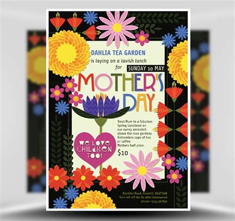 Illustrated Mothers Day Flyer