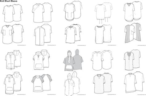 Clothing Templates for Adobe Illustrator