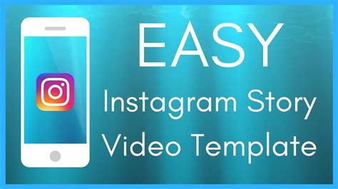 iMovie template for Instagram