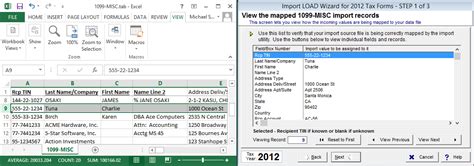 Import Data from Accounting Software 1099 NEC Template