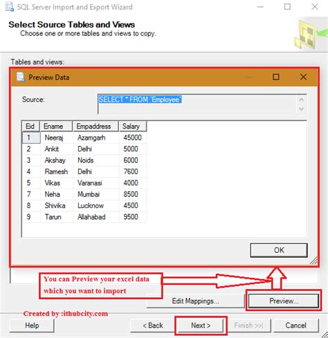 Import Excel into SQL Server Image 1