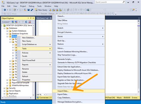 Import Excel into SQL Server using SSMS