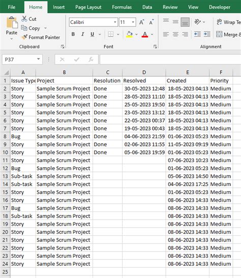 Steps to Import Excel into Jira