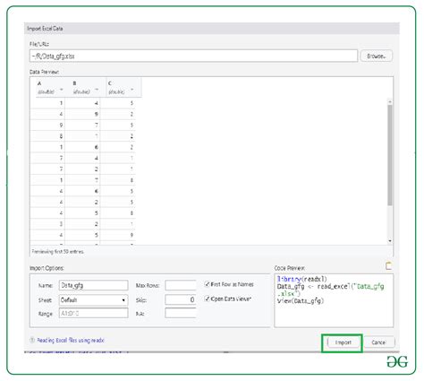 Import Excel to R