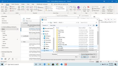 Import Contacts Directly in Outlook Contacts View