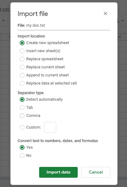 Import XML into Google Sheets Method