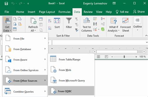 Importing Excel to SQL via ODBC