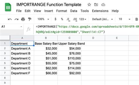 Best practices for using IMPORTRANGE