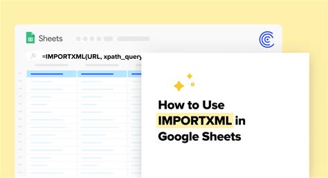 IMPORTXML function