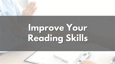 Improving Reading Skills