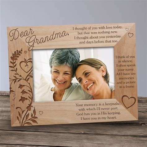 In Loving Memory Frame with Picture Frame and Photo