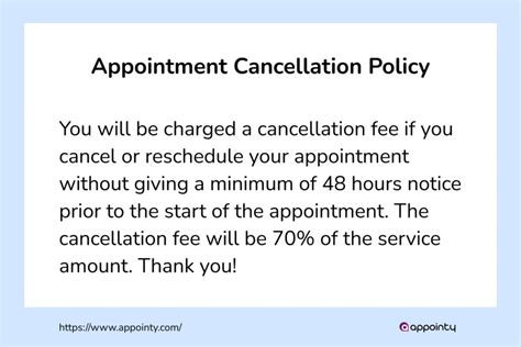 In-Person Cancellation