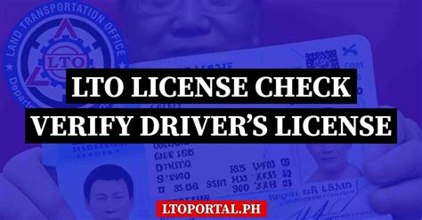 In-person driver's license status check