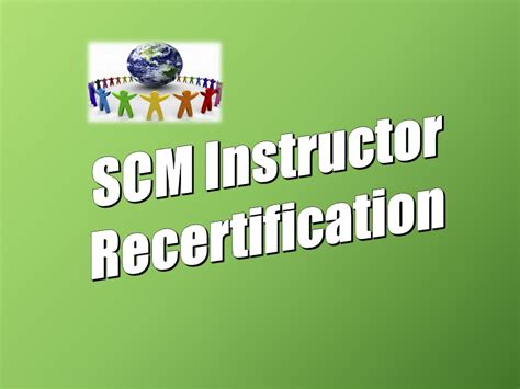 In-Person Recertification Process