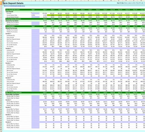 Income Tax Calculator Excel Template