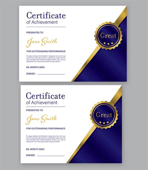 Indesign Certificate Template