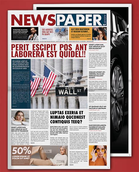 InDesign Newspaper Template