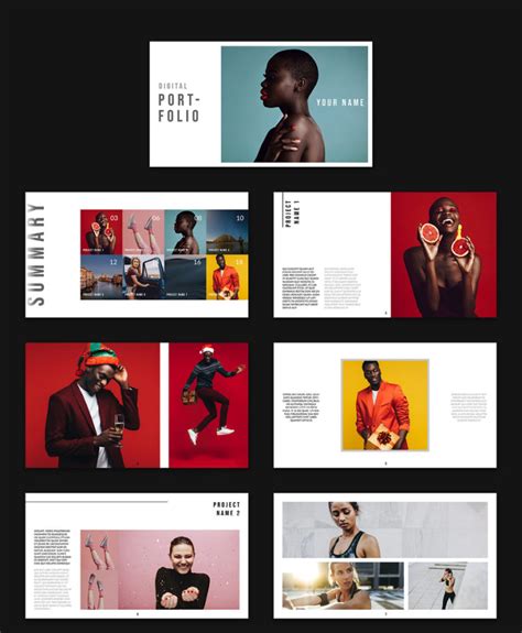 InDesign Portfolio Templates