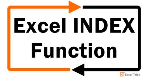 INDEX function tricks