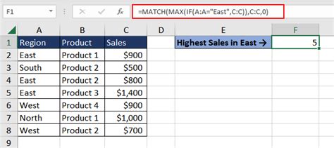 INDEX and MATCH Functions in Excel