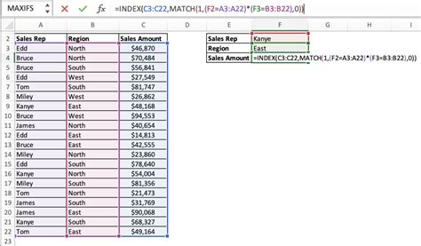 Using INDEX-MATCH to Combine Lists