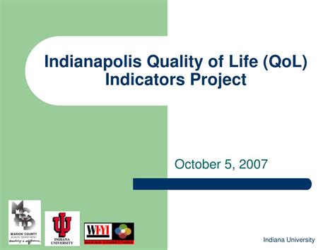 Indianapolis quality of life