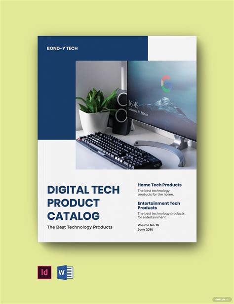 Industrial product catalog template