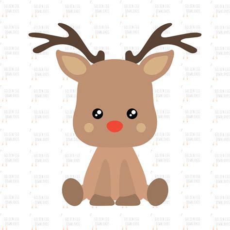 Infant reindeer Christmas