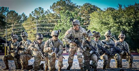 Infantrymen demonstrating leadership