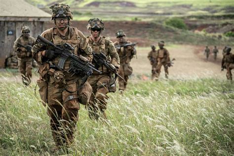 Infantrymen conducting operations