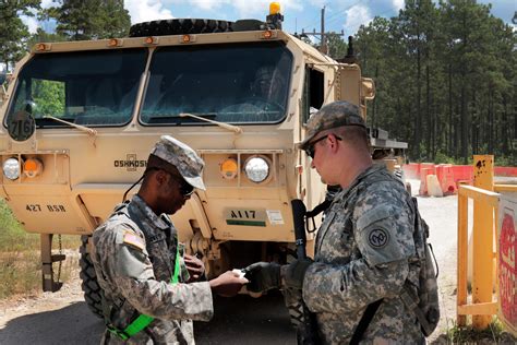 Infantry Security Checkpoint