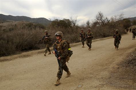 Marine recruits during combat training