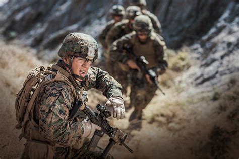 Infantryman in combat gear