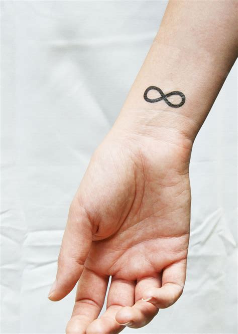 Infinity symbol tattoo