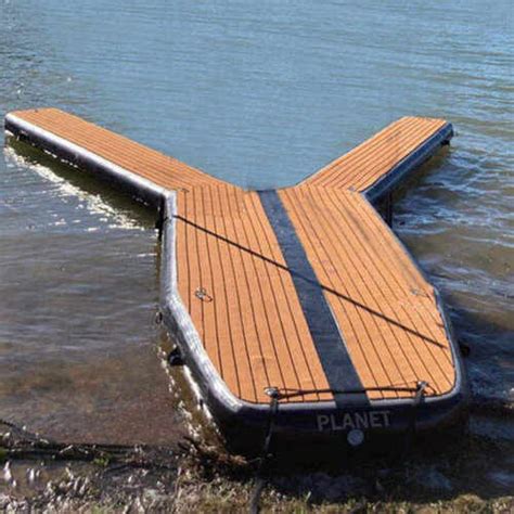 Inflatable fishing docks for fishing enthusiasts