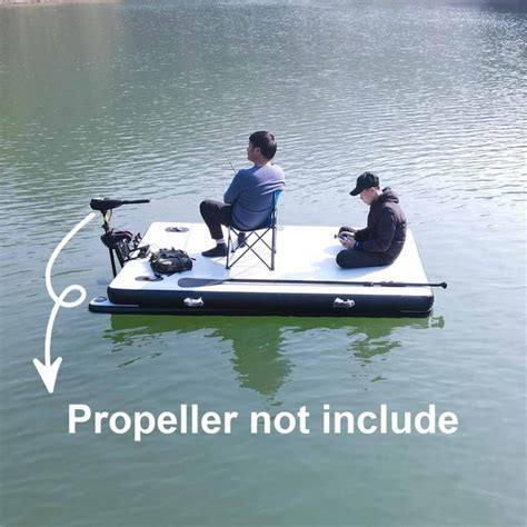 Inflatable fishing docks for fishing enthusiasts