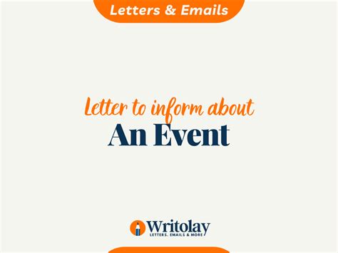 Informing Guests About Events