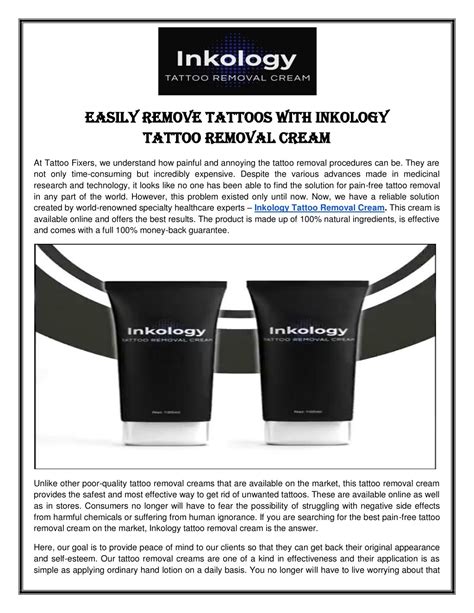 Inkology tattoo maintenance